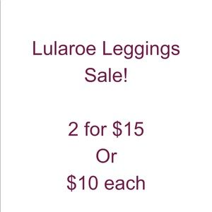 Lularoe leggings sale